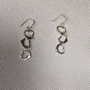 SALE! Sterling Silver ❤️ Heart Earrings